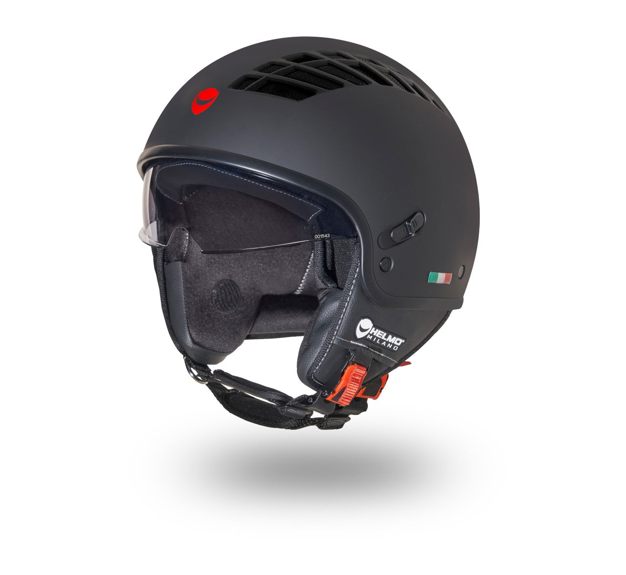 Helmo Milano Jethelm ViaColVento matt black ECE 22.06, Helmo Milano, Helmo Milano neue Helme, Helmo Milano Sale, Vespa Helme, Vespa Helme neu, günstige Vespa Helme, Italienische Vespa Helme, stylische Vespa Helme, Vespa Helm mit langem Visier 