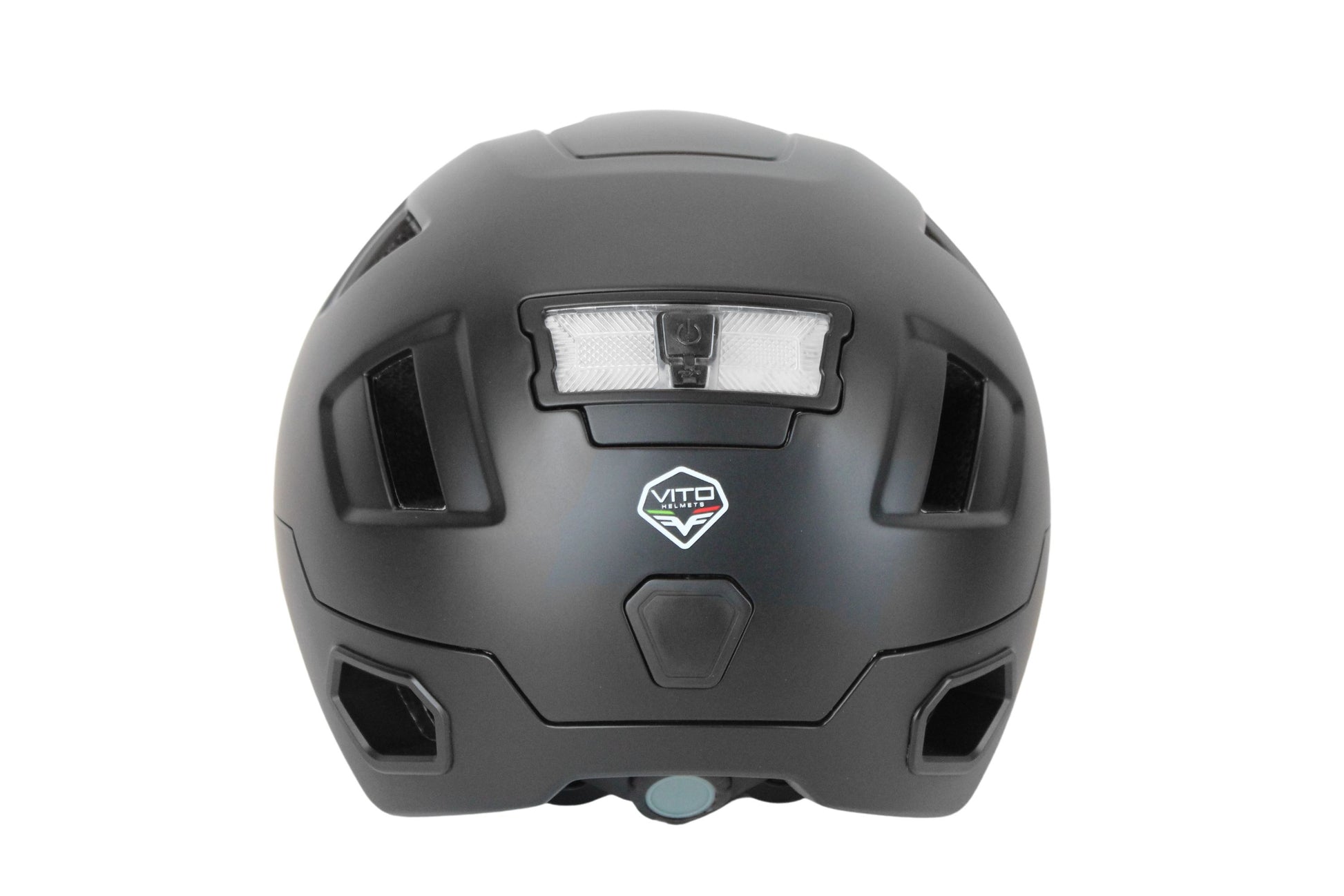 VITO Fahrradhelm mit Licht, Fahrradhelm mit Vorder- und Rücklicht, Fahrradhelm mit Visier, Winter Fahrradhelm, Fahrradhelm mit Licht, Fahrradhelm günstig mit Licht