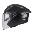 MT Helmets Jethelm Cosmo SV, Pure, schwarz, glänzend, ECE 22.06, MT Helme Integralhelme, Klapphelm, Klapphelm Vespa, Jethelm vespa, Vespa Helm zum Klappen, Klapphelm Schwarz