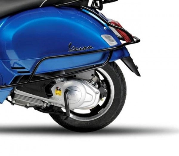 Sturzbügel hinten - Vespa GTS, GTV, Vespa Schutz, Vespa Zubehör, Vespa Technik, Vespa Ersatzteile, Vespa Schutzstangen, vespa Schutzblech, vespa schützen, vespa sichern, vespa schützen beim Sturz, vespa Kratzer vermeiden, vespa vor Beschädigung sichern, vespa vor schaden schützen, Kratzer vespa beseitigen, Schutzblech Vespa