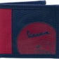 Brieftasche VESPA Scooter Dunkelblau / Rot, portemonnaie Vespa