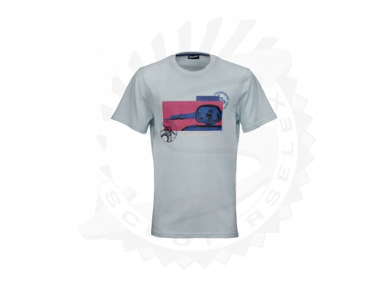 T-Shirt VESPA Heritage Hellblau, Vespa Merchandising, Vespa Bekleidung, Vespa Bekleidung, Vespa T-Shirt, Vespa Accessoires, Vespa Merchandising, Vespa Kleidung, Vespa Klamotten