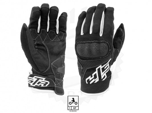 Handschuhe TNT GTR Impact Schwarz / Weiß, Winterhandschuhe Vespa/Motorrad, Wintermotorradhandschuhe, Vespahandschuhe, Winterhandschuhe vespa, schützende vespa Handschuhe, schützende Motorradhandschuhe