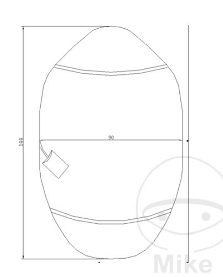 Sitzbank Wetterschutz JMP Maxi Scooter 90X144 cm, Vespa Sitzbank Regenschutz, regenschutz Vespa, Vespa Sitzbankschutz