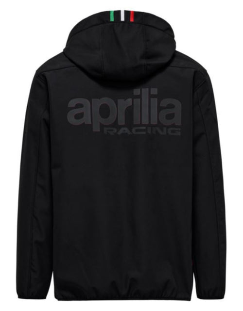 Aprilia Softshelljacke schwarz, Aprilia Bekleidung, Merchandising Aprilia, Aprilia Zubehör, Vespa Bekleidung, Vespa Jacke, Vespa Funktionsbekleidung, Aprilia Ausstattung 