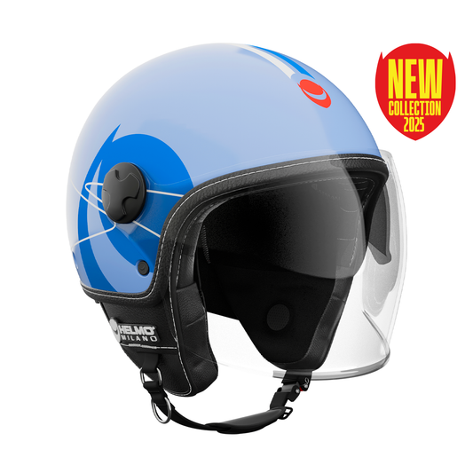 Helmo Milano Demi Jethelm Eos Miami Blue ECE 22.06