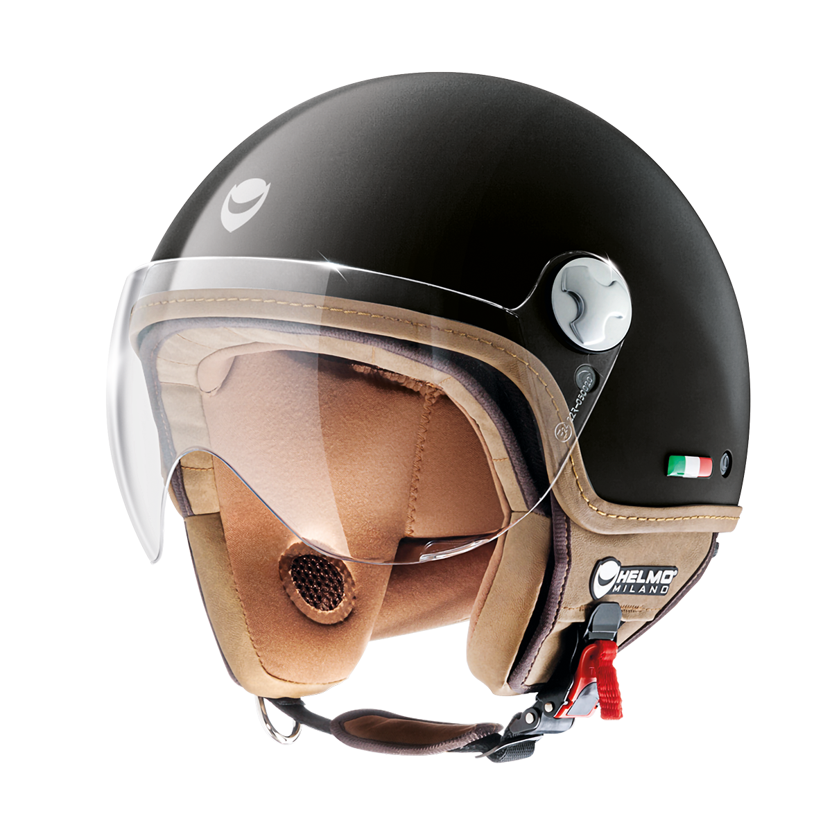 Vespa Merchandising, Vespa Zubehör, Vespa Geschenk, Vespa 2024 Neu Erscheinungen, Neue Vespa Helme, VaPensiero ECE 22.06, ECE 22.06 Helmo Milano Helme, Neue Helmo Milano Helme, Helmo Milano Helme ECE 22.06,  Helmo Milano Demi Jet, VaPensiero, schwarz, matt ECE 22.06,