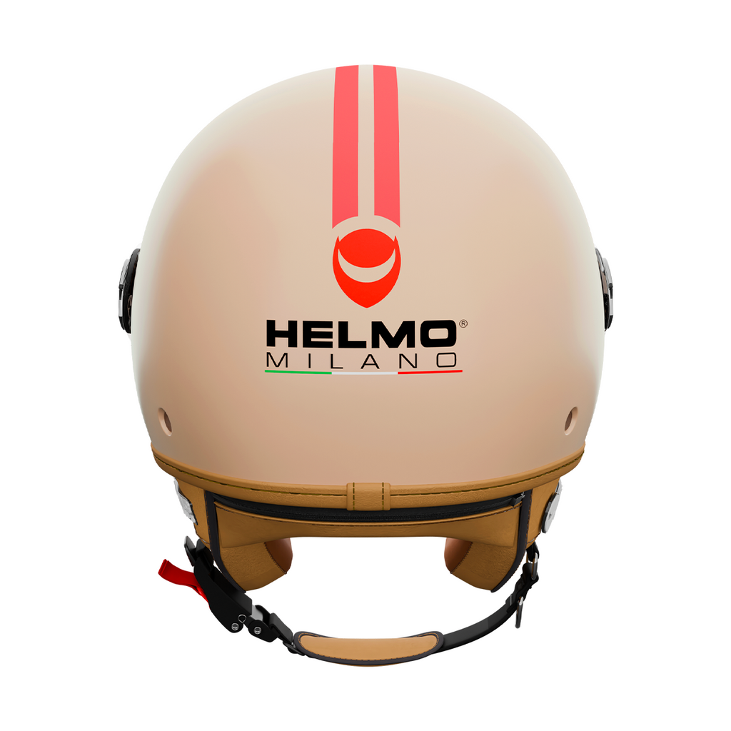 Helmo Milano Demi Jethelm Veloce Burgundy