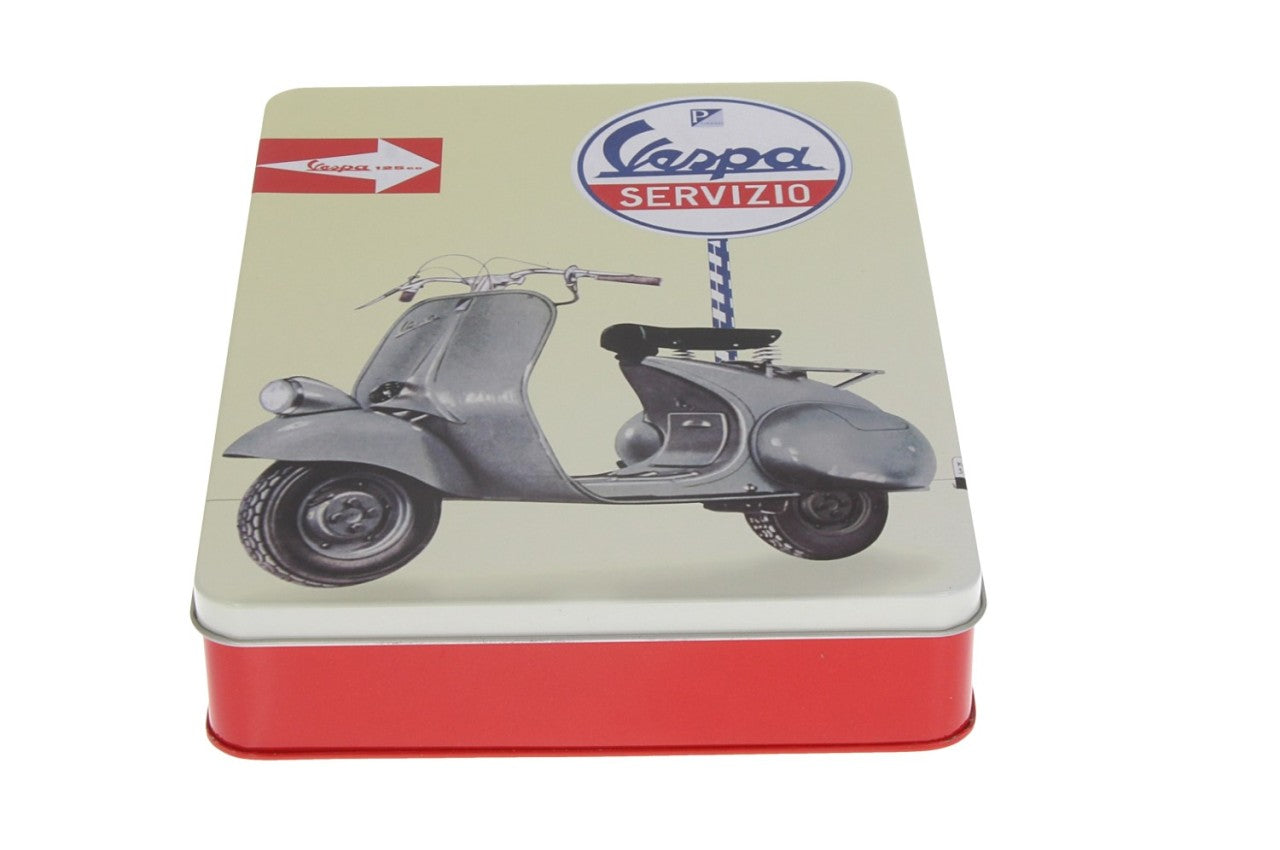 Vespa Zubehör, Vespa Merchandise, Vespa Merchandising, Vespa Aufbewahrungsdose, Vespa Box, Vespa Heimausstattung, Vespa Ausstattung, Vespa Bürobedarf. Vespa Geschenke, Vespa Fanartikel. Vespa 