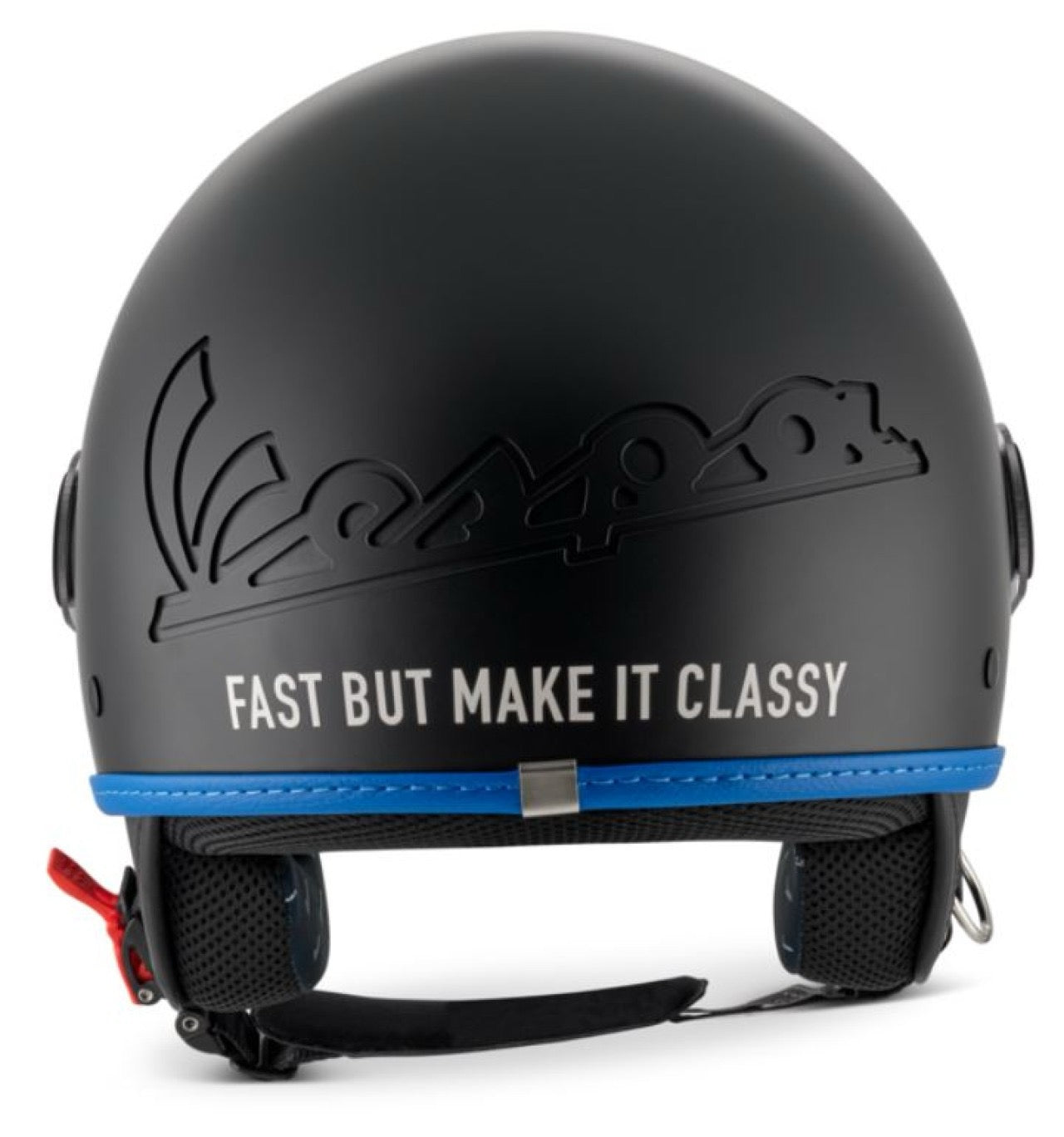 Vespa Jethelm Visor 4.0 DEC, schwarz, matt, ECE 22.06, VESPASTORE, Vespa Zubehör, Vespa Helm, Vespa DEC Kollektion, Vespa Helm 22.06, neue Vespa Helme, Schwarze Vespa Helme, günstige Vespa Helme, Vespa Helm mit Visier, Vespa Helm mit langem Visier, Dealer Equipment collection Helm