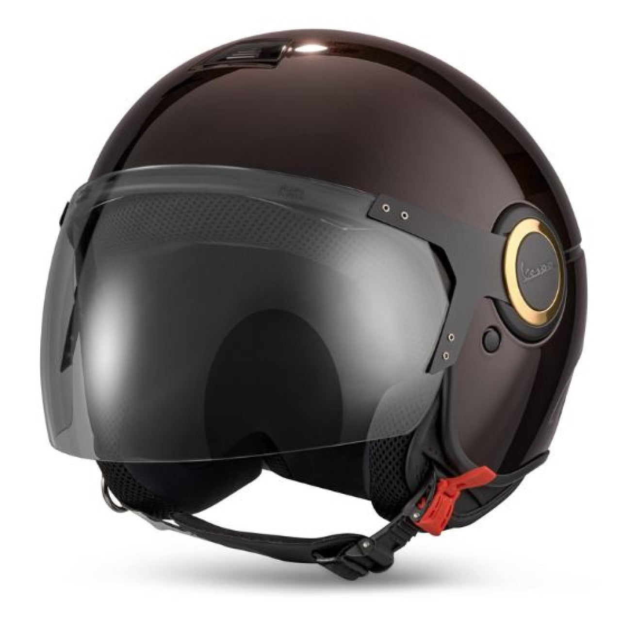 Vespa Jethelm Demi Jet, 946 Horse, braun, glänzend, ABS, ECE 22.06