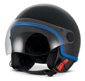 Vespa Jethelm Visor 4.0 DEC, schwarz, matt, ECE 22.06, VESPASTORE, Vespa Zubehör, Vespa Helm, Vespa DEC Kollektion, Vespa Helm 22.06, neue Vespa Helme, Schwarze Vespa Helme, günstige Vespa Helme, Vespa Helm mit Visier, Vespa Helm mit langem Visier, Dealer Equipment collection Helm