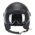Helm Demi Jet CGM MOTO 191A PIX MONO Schwarz matt