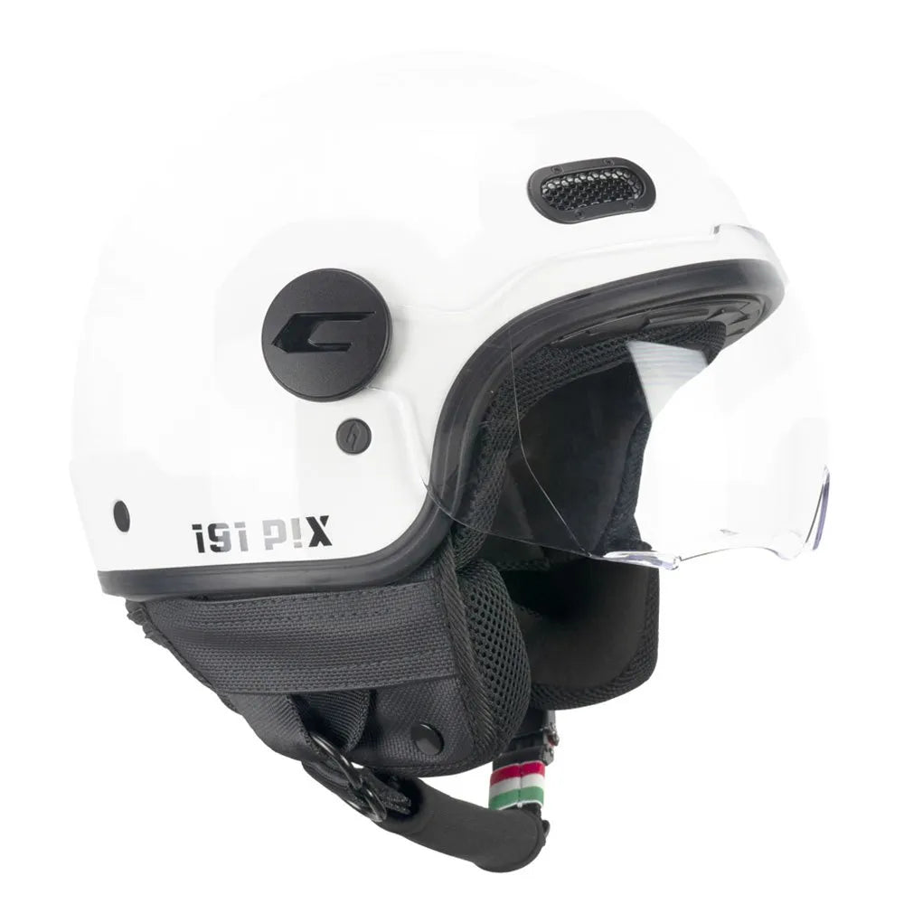 Helm Demi Jet CGM MOTO 191A PIX MONO Weiß