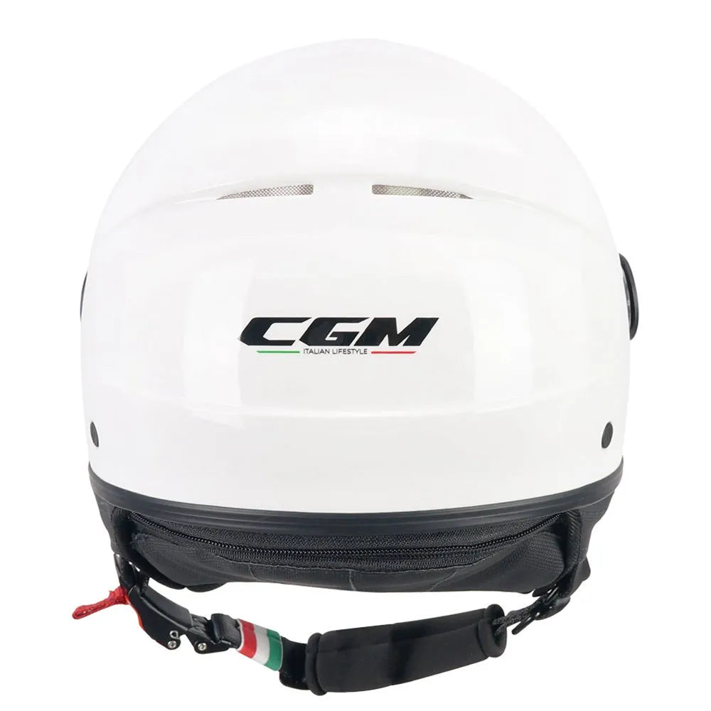 Helm Demi Jet CGM MOTO 191A PIX MONO Weiß