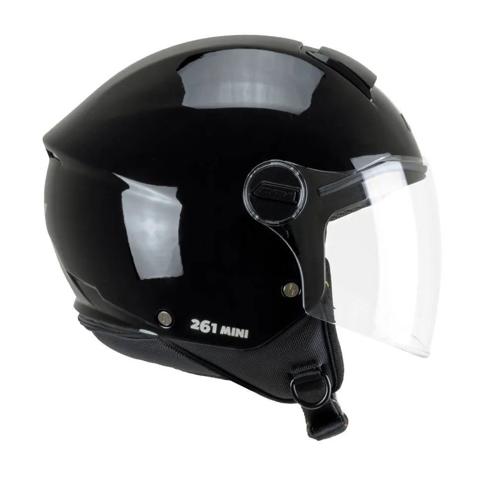 Helm Demi Jet Kinder CGM 261A MINI MONO schwarz glänzend