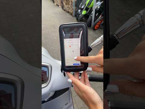 Motorrad Handyhalterung, Fahrrad Handyhalterung, Handyhalterung Optiline, Vespa Handyhalterung, Vespa Musik hören, während Vespa fahren telefonieren