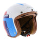 Axxis Jethelm, Hornet SV, Oldstyle, ABS, blau, glänzend, Vespa Helme, blauer Vespa Helm, Axxis Helm blau, Helm mit Sonnenvisier, Vespa Helm mit Sonnenvisier 