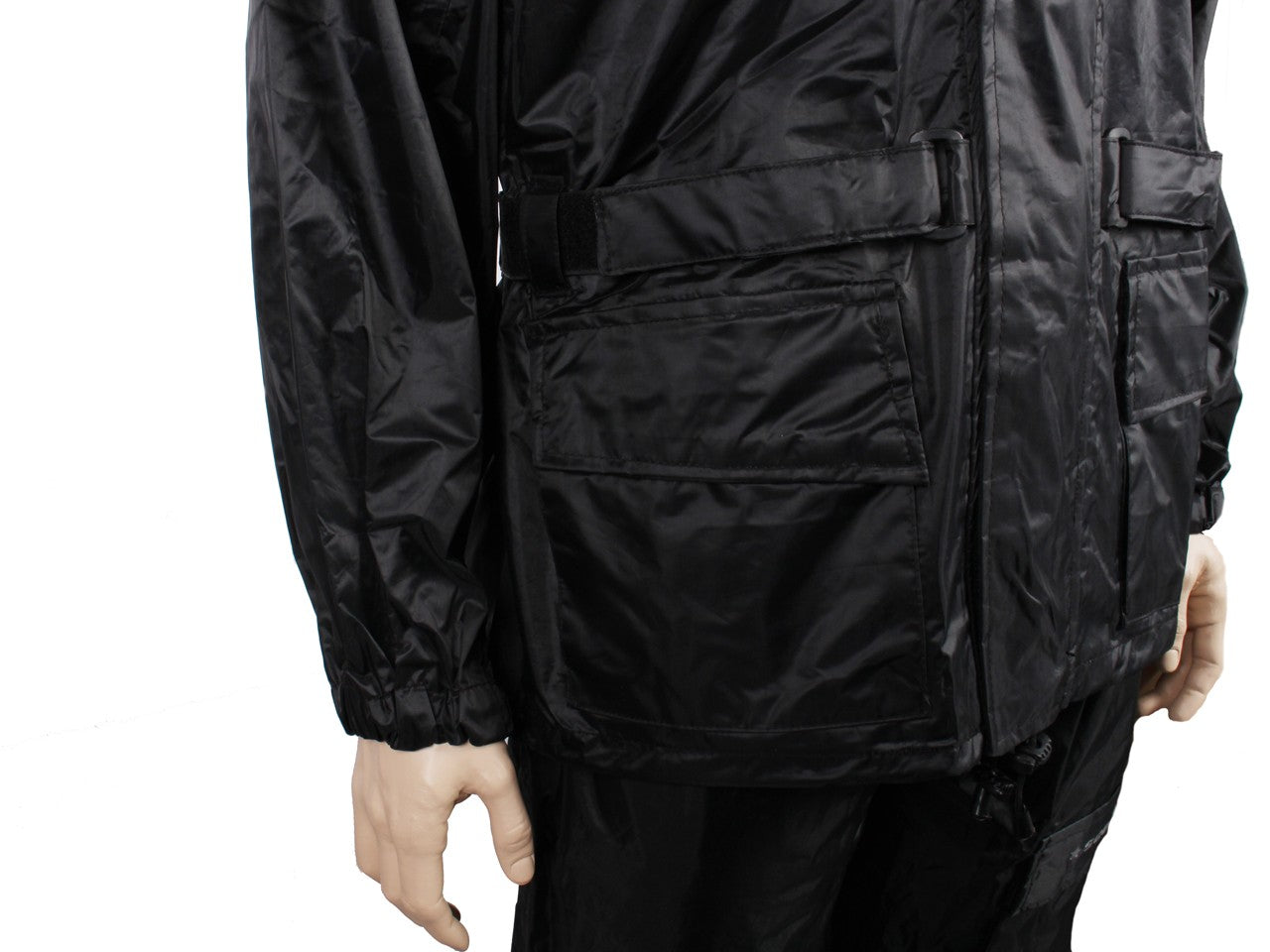 Sceed Regenjacke, gefüttert, schwarz, Unisex, Sceed Regenjacke Vespa, Vespa Regenjacke, Vespa Winterbekleidung, winddichte Vespa Jacke, Wetterdichte Bekleidung Vespa