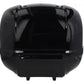 Top Case Kit Vespa (incl. Halteplatte), 36 l, schwarz glänzend, schwarzes Top Case Set Vespa, Vespa Top case Set, Vespa Top Case schwarz matt