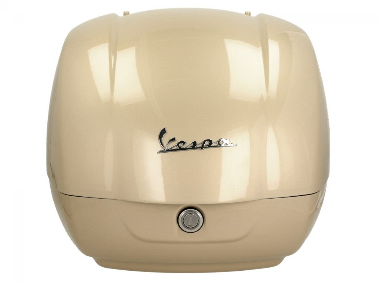 Top Case Kit Vespa (incl. Halteplatte), 36 l, beige, Top Case beige, Vespa Top Case Set beige, beiges Top Case Set Vespa