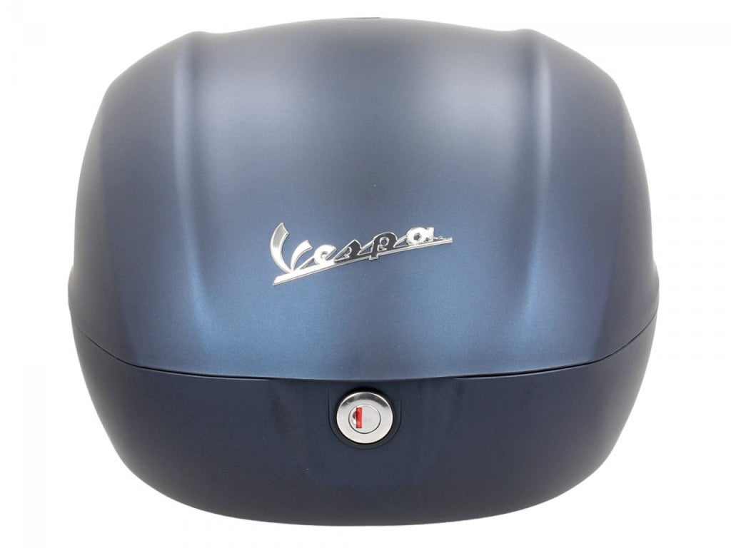 Top Case Vespa, 32 l, blau matt,  vespa Top Case blau, blaues Vespa Top Case, Top Case Vespa, Vespa Top case blau matt