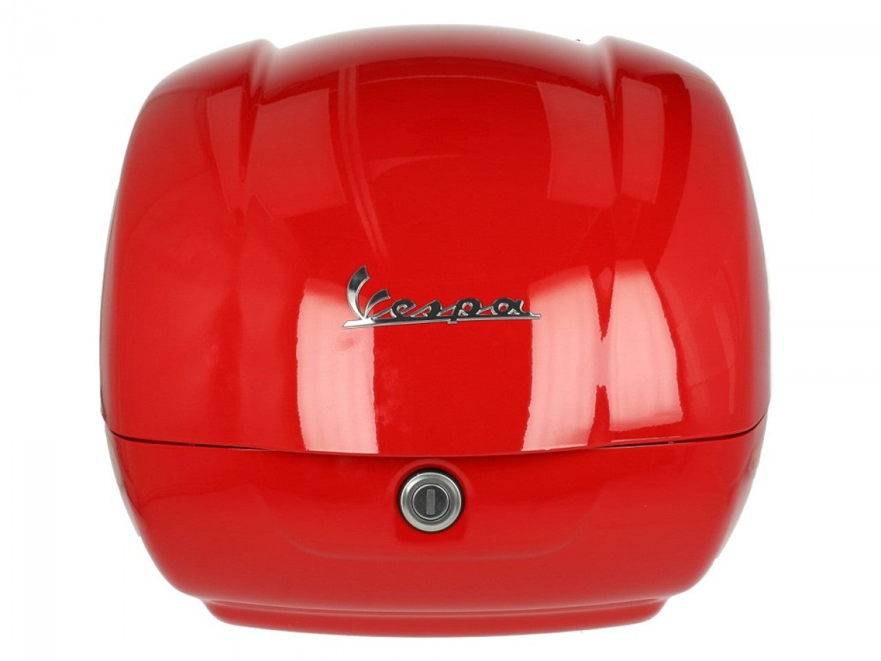 Top Case Kit Vespa (incl. Halteplatte), rot dragon,  Vespa Topcase rot mit Halteplatte, Vespa Top case rot