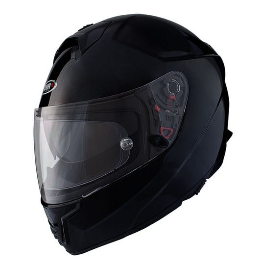 Shiro Integralhelm, SH351, ABS, schwarz, glänzend, günstige Integralhelm, Integralhelm, Vespa Integralhelm, Klapphelm Motorrad, Klapphelm mit Visier, schwarzer Integralhelm,  Integralhelm