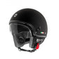 Helmo Milano Demi Jet, Puro Stile, camel/braun/schwarz, Helmo Milano Helme mit Sonnenblende, Helmo Milano Helme braun, braune Vespa Helme, schlichte Vespa Helme mit Sonnenvisier, Sonnenvisier