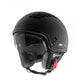 Helmo Milano Demi Jet, ViaColVento, schwarz, matt, Helmo Milano Helm schwarz günstig,Helmo Milano Demi Jet, ViaColVento, schwarz Helmo Milano Helm mit Sonnenblende, Helm mit Sonnenblende, Vespa Helm mit Sonnenblende, Helmo Milano Helm Belüftung, Vespa Helm mit Belüftung, schwarzer Helmo Milano Helm 