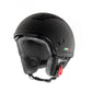 Helmo Milano Demi Jet, ViaColVento, schwarz, matt, Helmo Milano Helm schwarz günstig, Helmo Milano Demi Jet, ViaColVento, schwarz Helmo Milano Helm mit Sonnenblende, Helm mit Sonnenblende, Vespa Helm mit Sonnenblende, Helmo Milano Helm Belüftung, Vespa Helm mit Belüftung, schwarzer Helmo Milano Helm