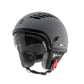 Helmo Milano Demi Jet, ViaColVento, grau, matt, Helmo Milano Helm grau günstig, Helmo Milano Demi Jet, ViaColVento, grau Helmo Milano Helm mit Sonnenblende, Helm mit Sonnenblende, Vespa Helm mit Sonnenblende, Helmo Milano Helm Belüftung, Vespa Helm mit Belüftung, grau Helmo Milano Helm