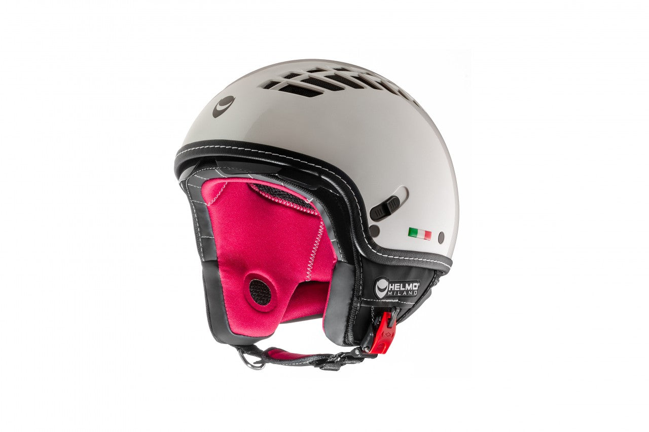 Helmo Milano Demi Jet, ViaColVento, weiß, Helmo Milano Helm mit Sonnenblende, Helm mit Sonnenblende, vespa helm mit Sonnenblende, Helmo Milano Helm Belüftung, Vespa Helm mit Belüftung, weißer Helmo Milano Helm