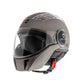 Helmo Milano Full Jethelm, FuoriRotta, anthrazit, matt, Helmo Milano Volljethelm , Volljethelme graue, garue Volljethelme, Helmo Milano Helm mit Sonnenblende, Helmo Milano Helm mit langem Visier, Helmo Milano Helm mit zwei Visieren