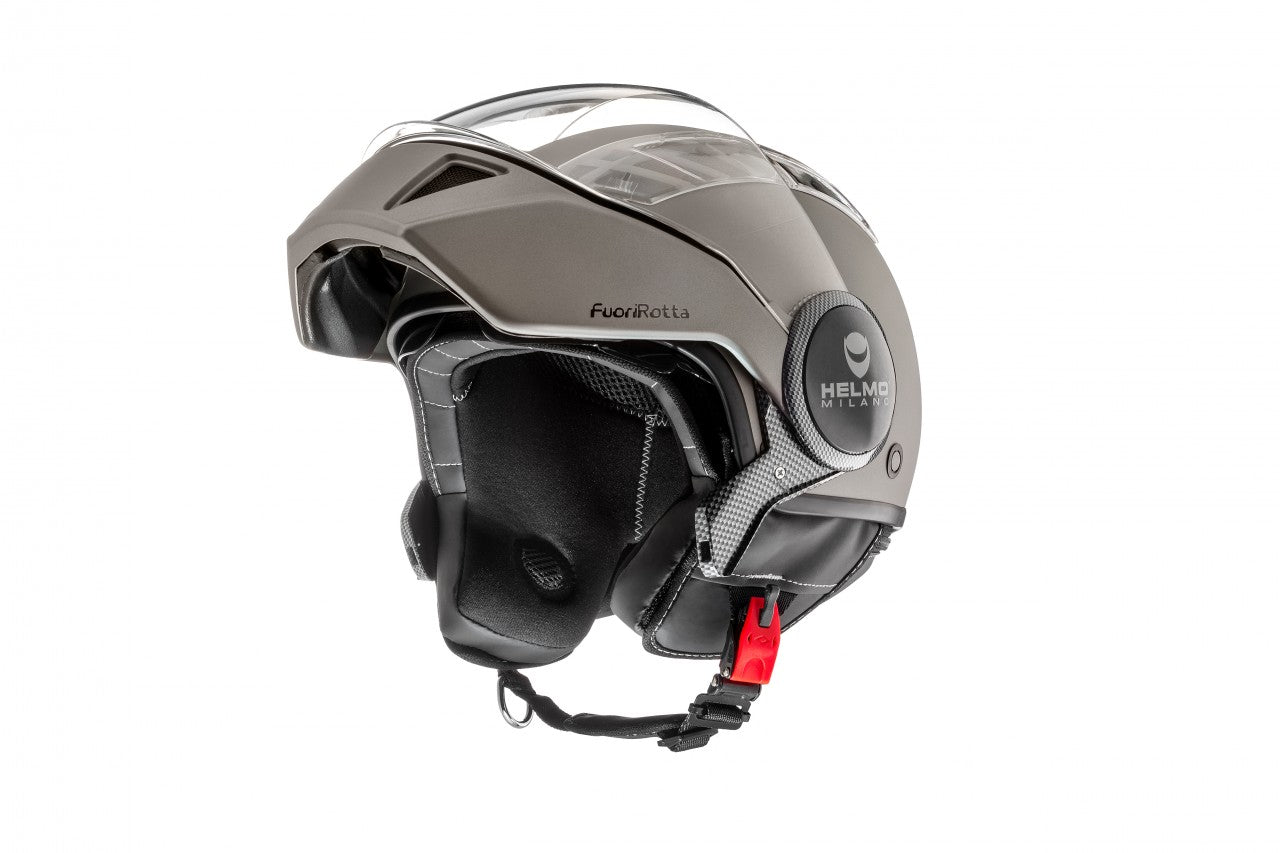 Helmo Milano Full Jethelm, FuoriRotta, anthrazit, matt, Helmo Milano Volljethelm , Volljethelme graue, garue Volljethelme, Helmo Milano Helm mit Sonnenblende, Helmo Milano Helm mit langem Visier, Helmo Milano Helm mit zwei Visieren