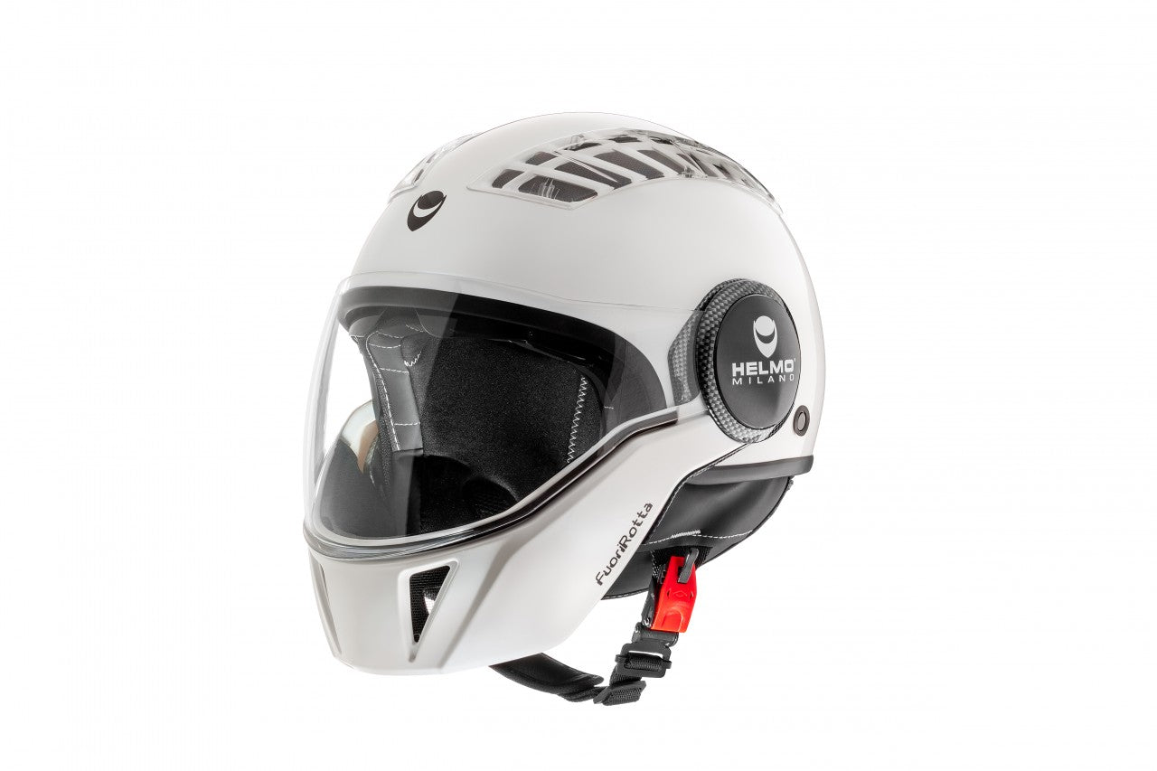 Helmo Milano Full Jethelm, FuoriRotta, weiß, Helmo Milano Volljethelm , Volljethelme weiß, weiße Volljethelme, Helmo Milano Helm mit Sonnenblende, Helmo Milano Helm mit langem Visier, Helmo Milano Helm mit zwei Visieren