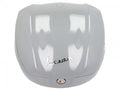 Top Case Vespa, 32 l, grau mouse, Vespa Top Case grau, graues Vespa Top Case, Vespa Top Case silber, Vespa Gepäck, Vespa Gransportmöglichkeiten