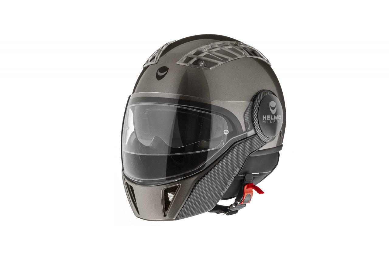 Helmo Milano Full Jethelm, FuoriRotta, grau, Helmo Milano Volljethelm , Volljethelme graue, garue Volljethelme, Helmo Milano Helm mit Sonnenblende, Helmo Milano Helm mit langem Visier, Helmo Milano Helm mit zwei Visieren