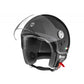 Helmo Milano Demi Jet, Eos, schwarz für Vespa, Helmo Milano günstig Eos schwarz mit Visier, Helmo Milano Helme mit langem Visier, Helmo Milano Helme, EOS Vespa Helme, schlichte Vespa Helme mit langem klaren Visier