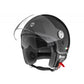 Helmo Milano Demi Jet, Eos, schwarz für Vespa, Vespa Helme günstig/reduziert, Helmo Milano günstig Eos schwarz, Helmo Milano Helme mit langem Visier, Helmo Milano Helme, EOS Vespa Helme, schlichte Vespa Helme mit langem klaren Visier