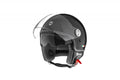 Helmo Milano Demi Jet, Eos, schwarz für Vespa, Vespa Helme günstig/reduziert, Helmo Milano günstig Eos schwarz, Helmo Milano Helme mit langem Visier, Helmo Milano Helme, EOS Vespa Helme, schlichte Vespa Helme mit langem klaren Visier