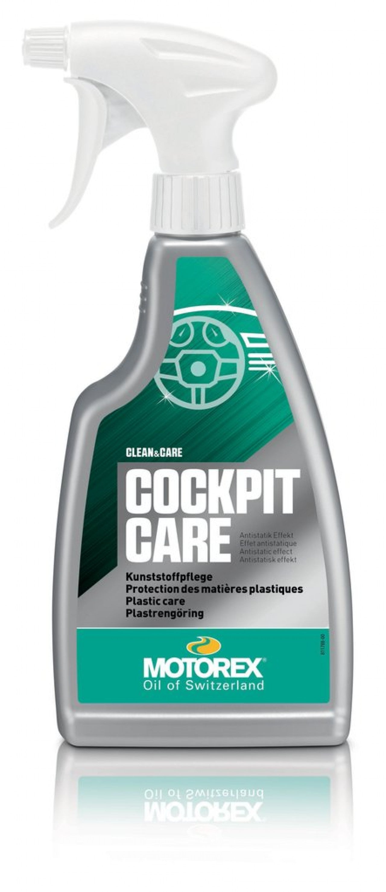 Motorex Cockpitspray Cockpit Care, 0,500 l , Kunststoffpflege, Vespa Pflegeartikel, Pflegeartikel Vespa, Pflegeartikel Motorrad, Motorrad Pflegeartikel, Motorex Pflegeprodukte, Helmreinigung Vespa, Helmpflege Vespa