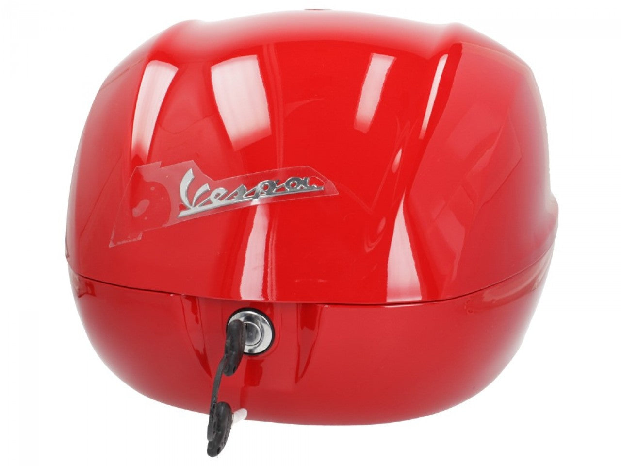 Top Case Vespa , 32 l, rot, Vespa Top Case, Vespa Topcase rot, Vespa Gepäck, Vespa Gepäckträger, Vespa Topcase rot glanz, glänzend rotes TopCase Vespa