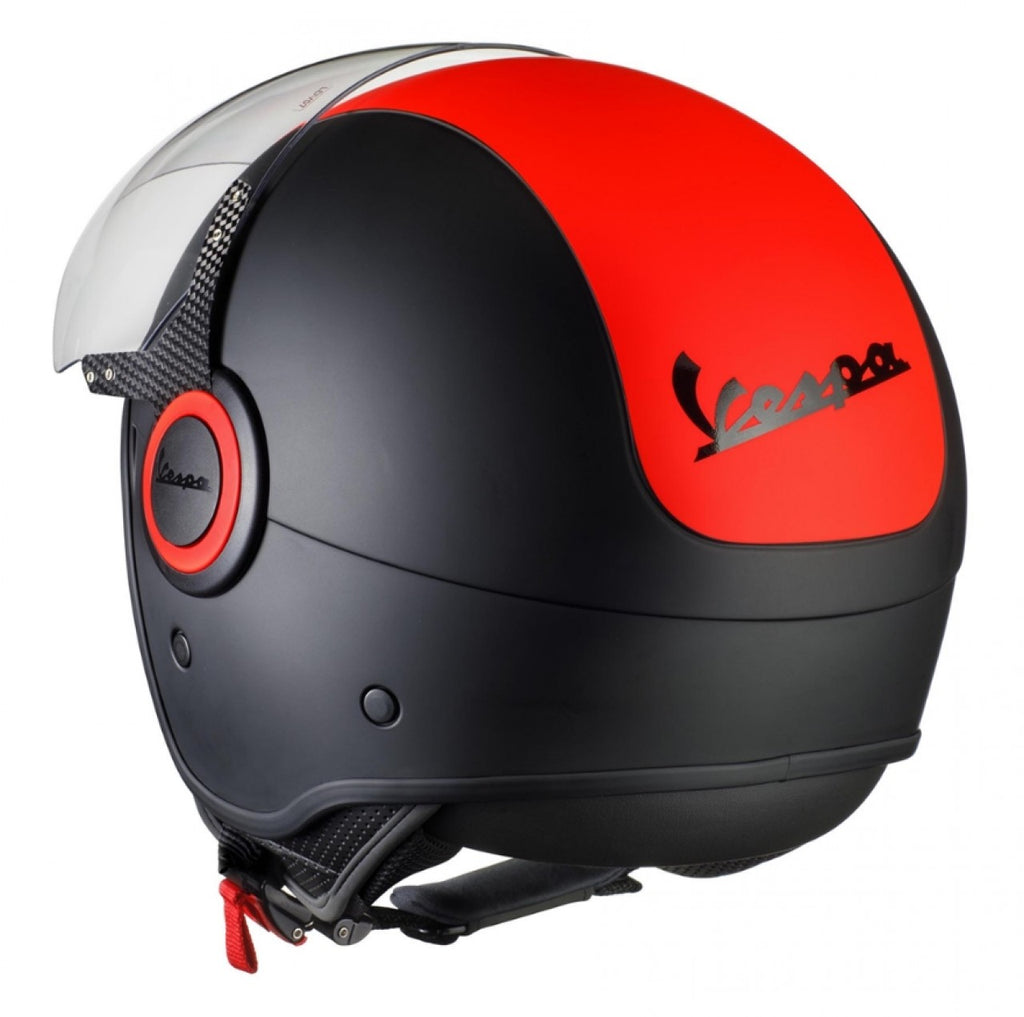 Vespa Jethelm, VJ, Fluo, ABS, rot, fluoreszierend ,ECE 22.05 Vespa Helme, Vespa Helmet, Vespa Schutzkleidung, Helmo Milano Helme, Helmo Milano Helmet, Rollerhelme, Vespahelme, Rollerhelme ECE 22.05, Vespa helm wiesbaden, Vespa Helm Hessen, Vespa Geschäft Hessen, neuste Vespa Helme, besten Vespa Helme