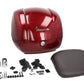 Top Case Kit Vespa (incl. Halteplatte), 36 l, rot vignola, Vespa Top Case Set rot, rotes Vespa Top Case set, vespa set