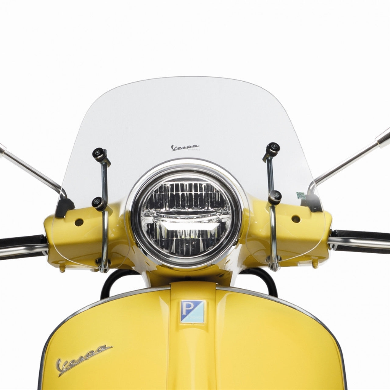 Windschutzscheibe klein mit Halterung, getönt, Windschutzscheibe Vespa, vespa Witterungsschutz, Windschutz, Wetterschutz vespa, vespa regenschutz, Vespa Sonnenschutz, vespa bei allen Witterungen, vespa Windschutzscheibe klar, Windschutzscheibe klein mit Halterung, klar, Windschutzscheibe klein mit Halterung, 420x320 mm, klar
