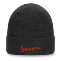 Vespa Mütze, Vespa Mütze, New Era, schwarz, gestrickt, Acryl