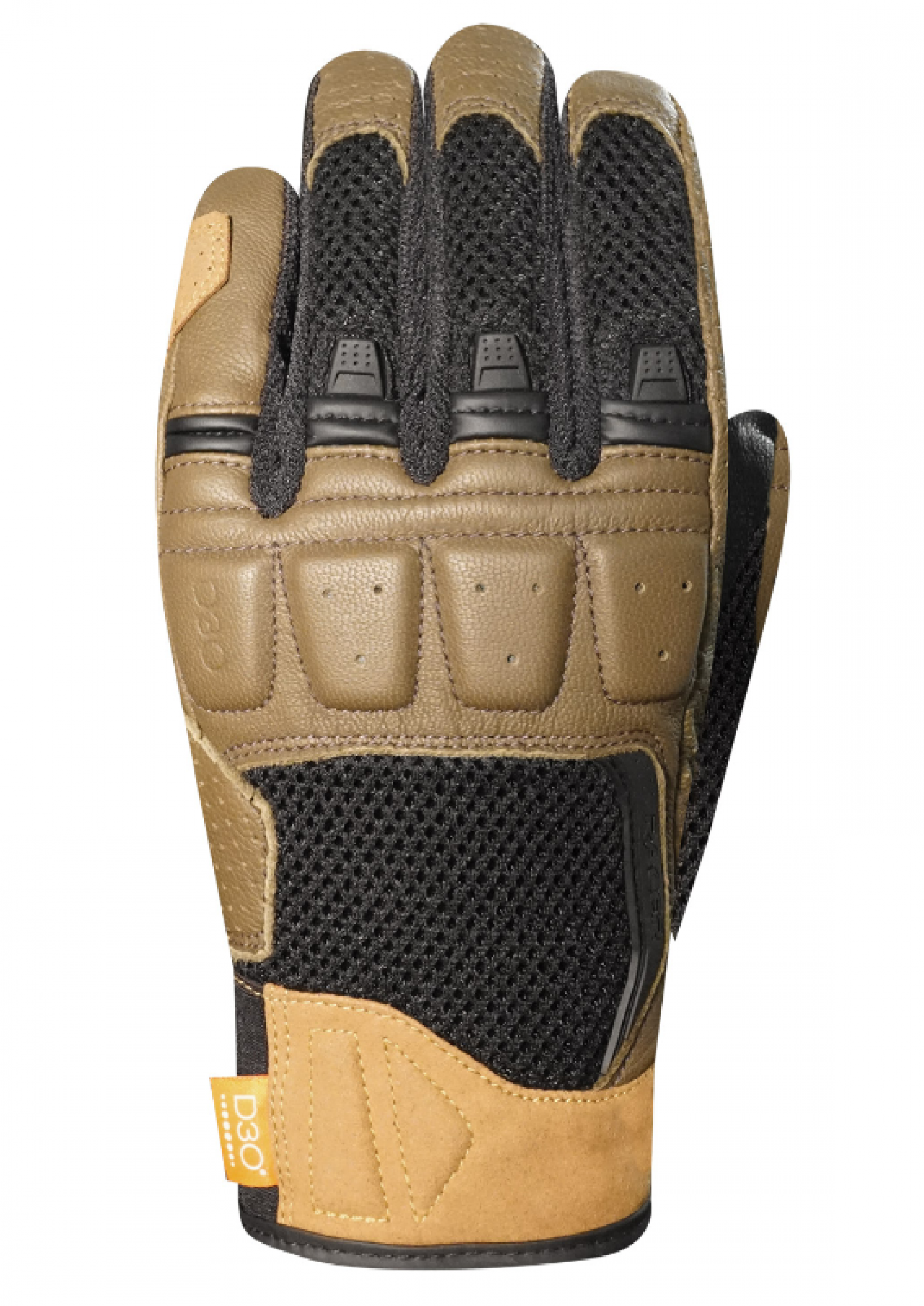 RACER GLOVES Handschuhe, Sommer, Ronin beige-schwarz, Vespa Handschuhe, braune Lederhandschuhe, Lederhandschuhe braun, Handschuhe mit Polsterung, Vespa lederhandschuhe, Motorrad Lederhandschuhe