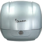 Top Case Kit Vespa (incl. Halteplatte), 36 l, grau metallic, grau Titanium, Vespa Top Case set grau, graues Vespa Top Case set, Top Case Set Vespa grau