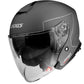 Axxis Jethelm, Mirage SV, Solid, ABS, grau, Helm mit zwei Visieren, Vespa Helm mit zwei visieren, grauer Vespa Helm, grauer Axxis Helm, Axxis Helm Solid, Vespa racing Helme, Axxis racing Helme, günstige Vespa helme